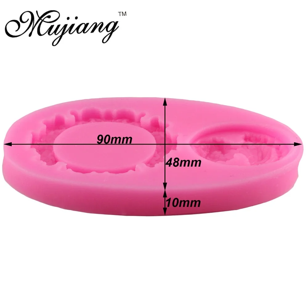 Зеркальная рамка для торта Mujiang силиконовая форма свадебные инструменты