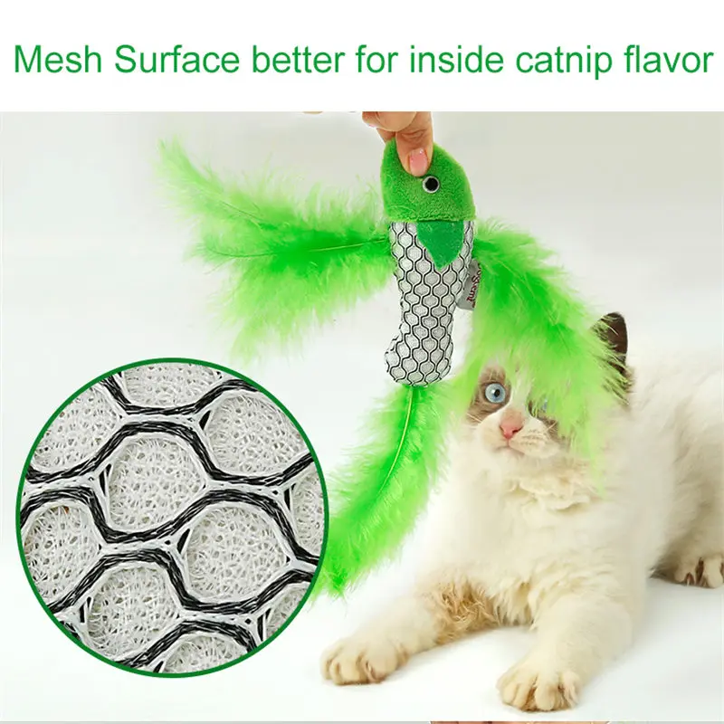 Игрушка-мята для кошек и птиц 20 см | Дом сад