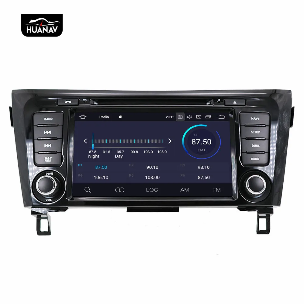 Автомобильный DVD-плеер DSP Android 9 для Nissan Qashqai Dualis Rouge 2013 Автомобильная GPS-навигация