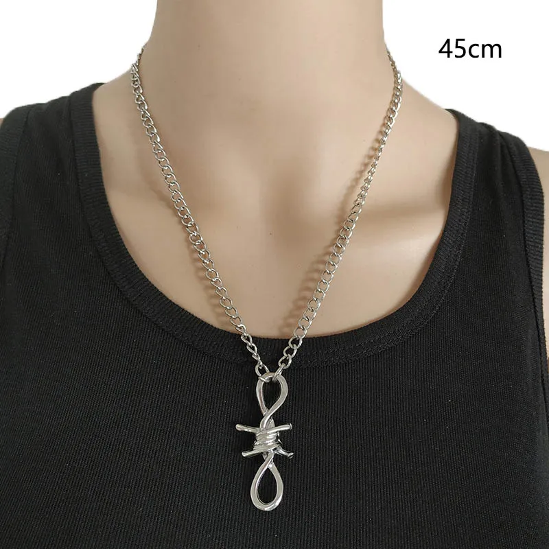 2019 Новинка ручной работы Мужская и женская цепочка унисекс шипы ожерелье