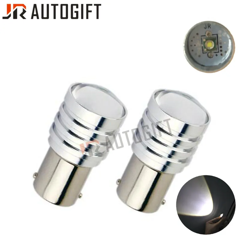 

10PCS S25 1156 1157 BA15S White Fog Tail Turn 5W 3535 Led Chip S25 P21W R5W led car Light Bulb Lamp Reserve Lights car light