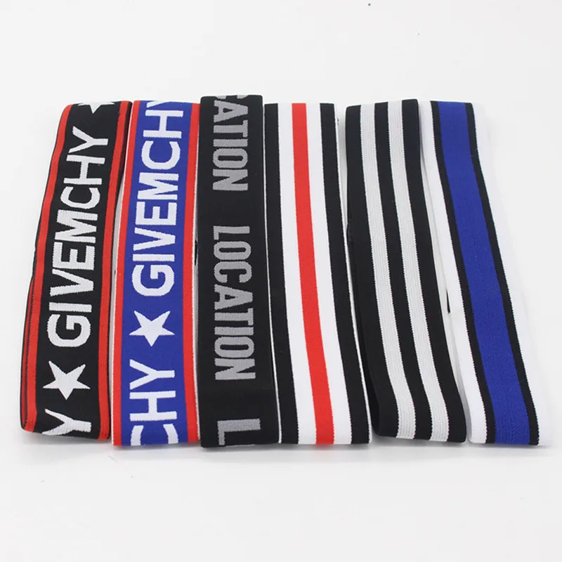 Унисекс эластичная повязка для головы с нахлестом Алфавит головные повязки