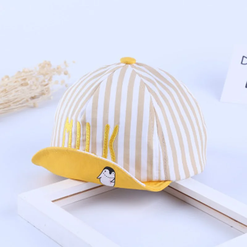 Осенняя детская шапка с вышивкой букв летняя бейсболка козырьком детские шапки