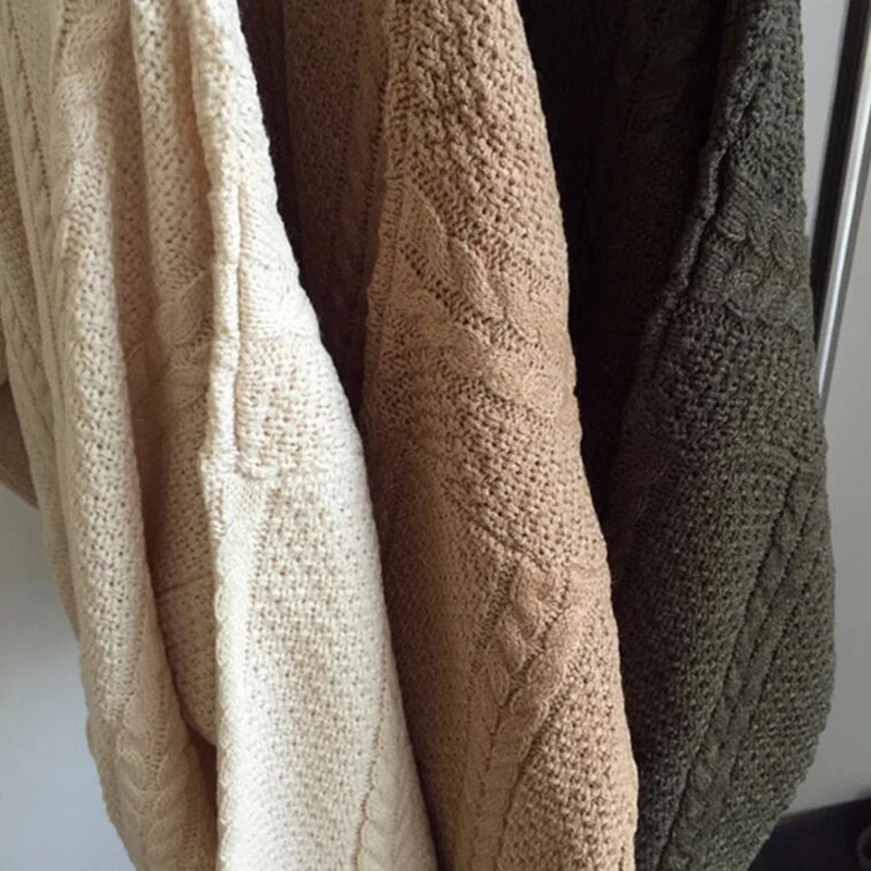 Casual Women Clothing Female Solid Color O-Neck Long Sleeved Knitted Sweater Soft Pullovers Fashion 3 Colors | Женская одежда