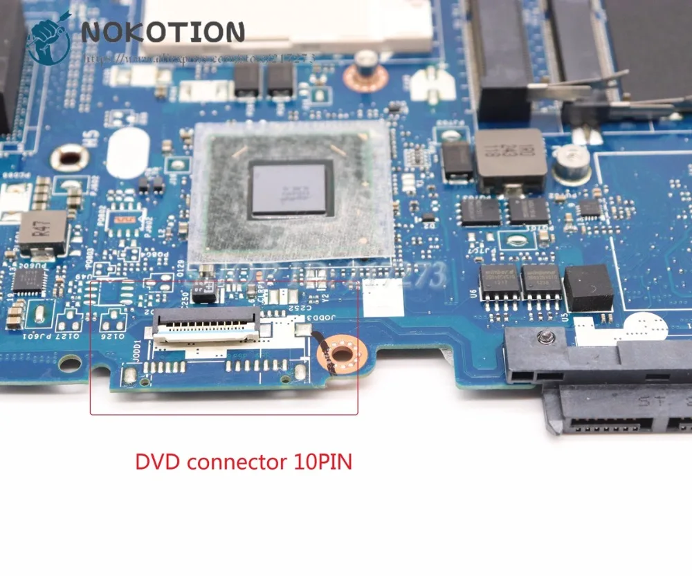 Материнская плата NOKOTION для ноутбука Lenovo Ideapad Z500 материнская VIWZ1 Z2 LA 9061P HM76 DDR3