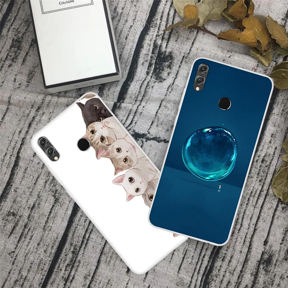 Модный чехол для телефона с милыми мультяшными животными Huawei Honor 8X Max рисунком