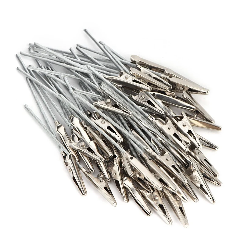 Зажим для ремонта и украшения с проволокой Ex217 зажим аллигатора трос длинный