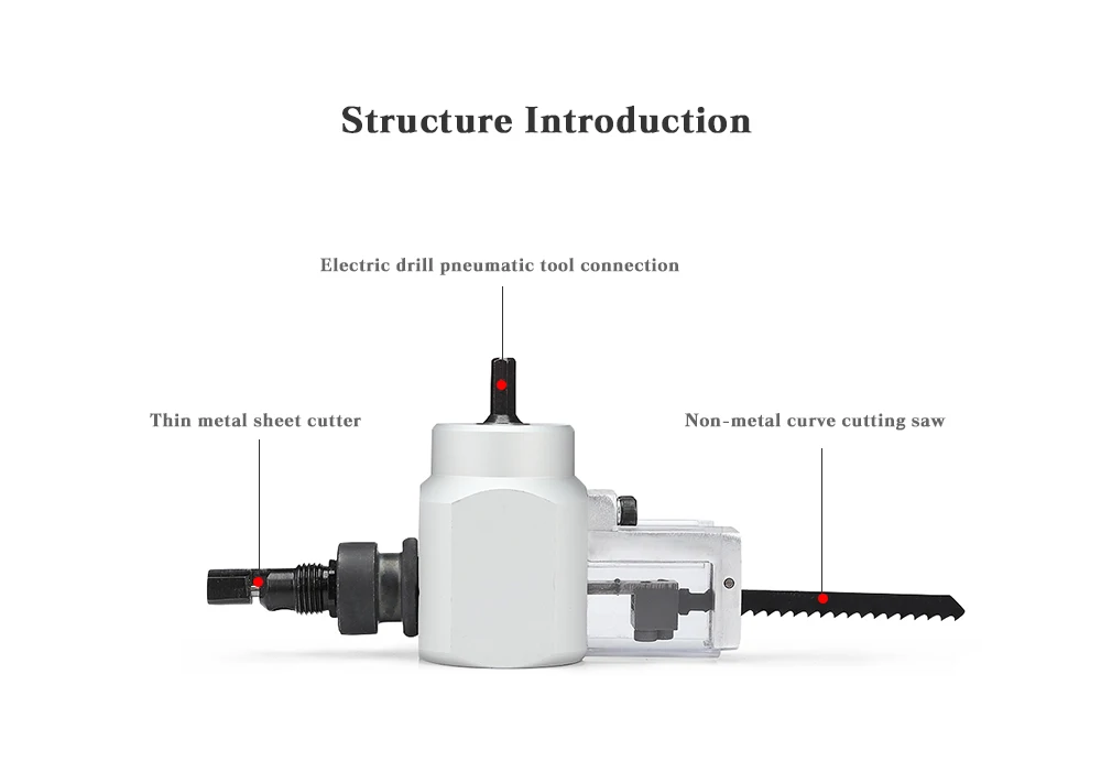 Двойного назначения лобзик Nibbler резак для листового металла для электрической дрели профессиональный электроинструмент аксессуары для резки