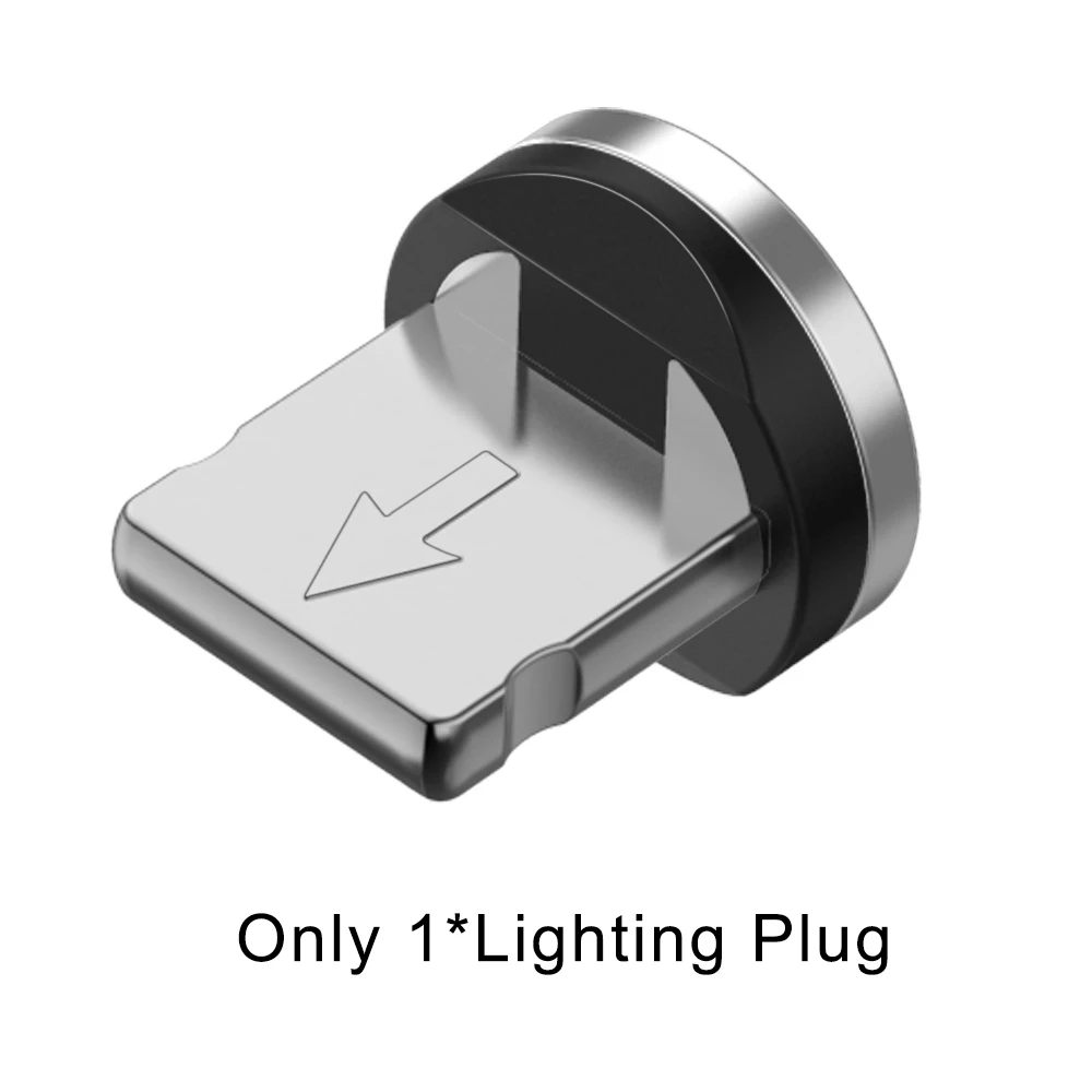 FLOVEME Магнитный осветительный кабель для Apple iPhone X 8 Micro USB кабель для Xiaomi USB C type-C кабель для samsung Galaxy S9 зарядное устройство - Цвет: only For Apple Plug