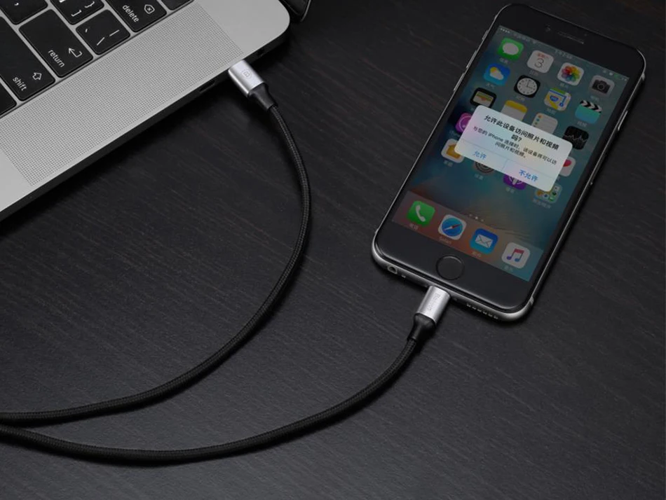 Usb-кабель Baseus для iPhone 11 Pro Max Macbook, зарядный кабель USB type C, кабель для iPhone Xs Max X, шнур для быстрой зарядки