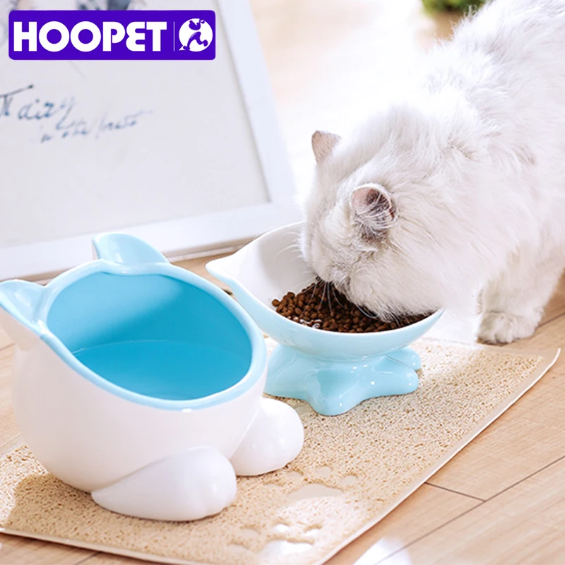 HOOPET кормушка для кошек миска кошачьего корма блюдо Керамика Миски аксессуары |