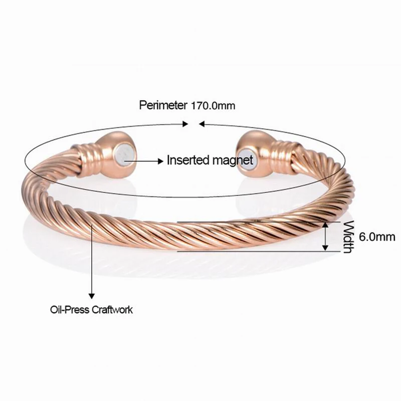 Браслет для мужчин и женщин магнитный обмоточный браслет с медведем золотого