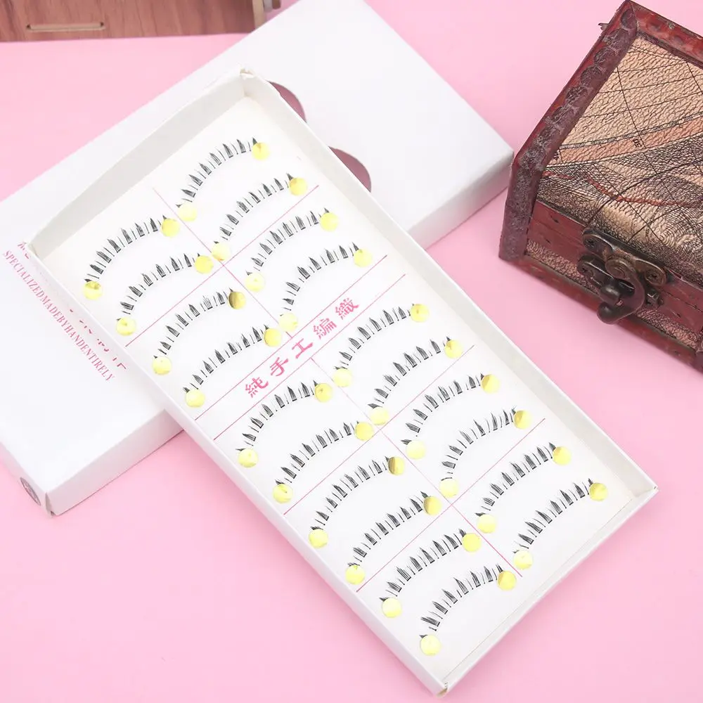 10 пар натуральные нижние ресницы для макияжа ручной работы осветляют ваши глаза