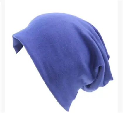 M028 Royal blue 20 цветов, шапки, весенние, зимние, женские, s, шапка, женская, хлопок, одноцветная, высокая стоимость, производительность, повседневные, многофункциональные, Skullies - Цвет: M028 Royal blue