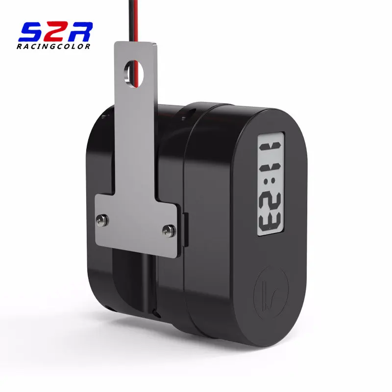 12 V-24 V двойной микро порт USB разъем Автомобиль Мотоцикл Зажигалка для сигарет розетка машинный Зарядное устройство светодиодный цифровой вольтметр отображения времени