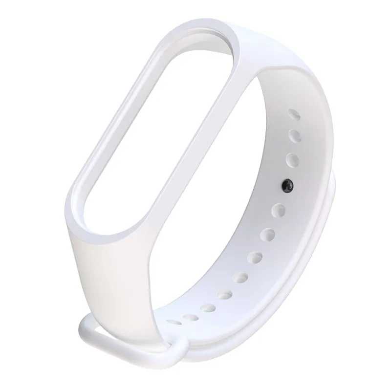 White Для Xiaomi Mi, 4 ремешка, умные аксессуары, 4 ремешка, ремешок для Xiaomi Mi, 4 ремешка, браслет для Mi Band 4 - Цвет: White