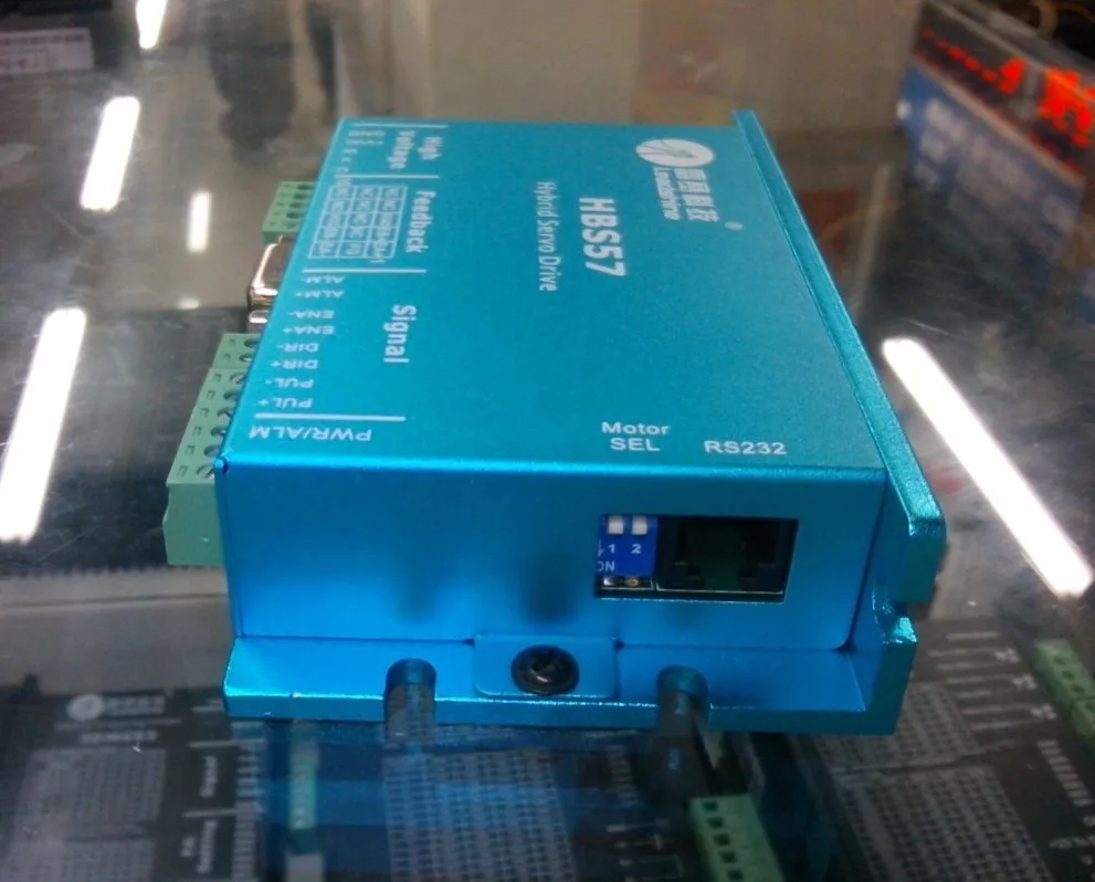 Leadshine 3 фазы Гибридный сервопривод HBS507 работать на 24-50VDC подходит серводвигателя 573HBM20-EC-1000 из 2NM серво системы