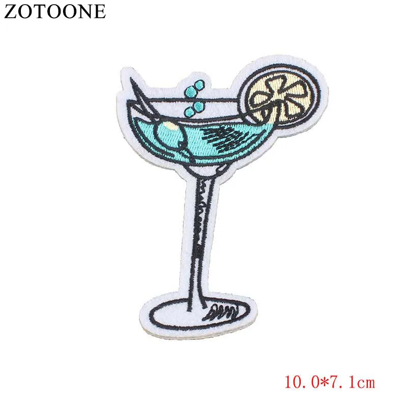 ZOTOONE фрукты овощи молоко вышивка утюгом патчи для одежды детская одежда