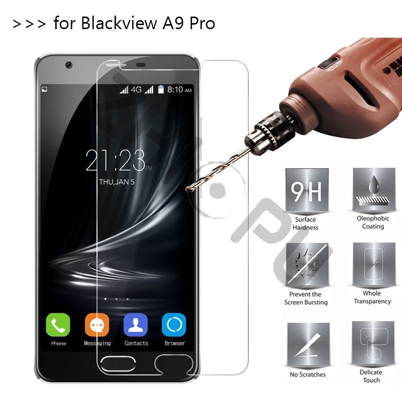 3 шт./лот закаленное Стекло для Blackview A9 PRO 5 0 &quotЭкран протектор Защитная пленка Pro