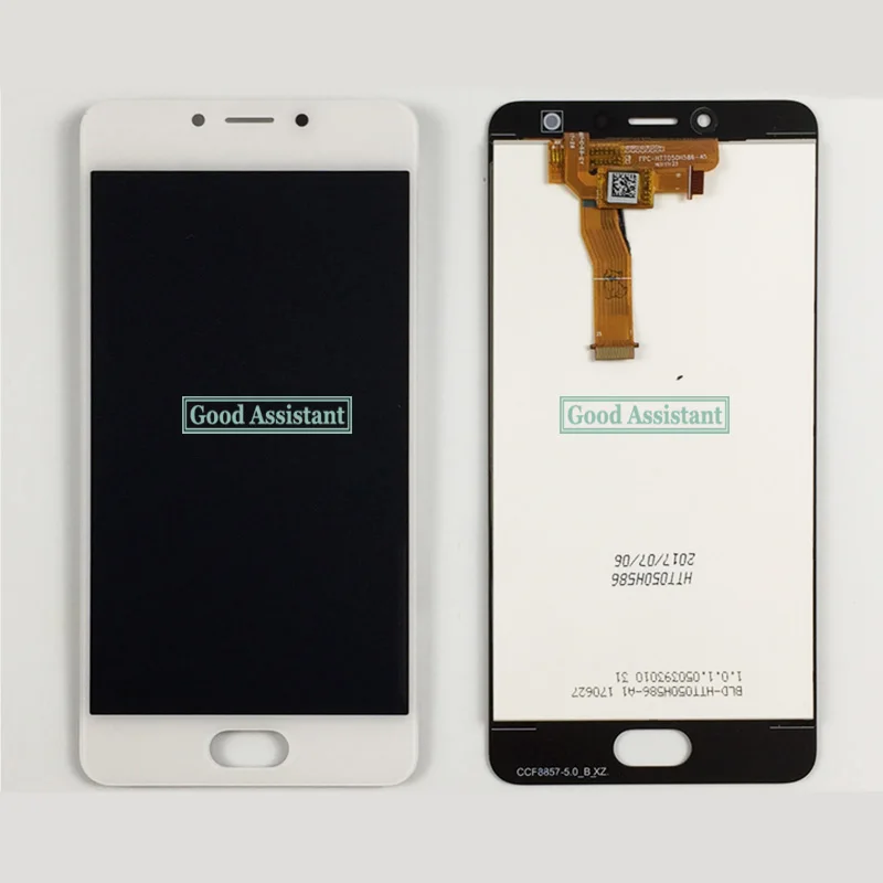 Черный/белый для Meizu M5C A5 / Meilan 5C ЖК-дисплей с сенсорным экраном дигитайзер Замена