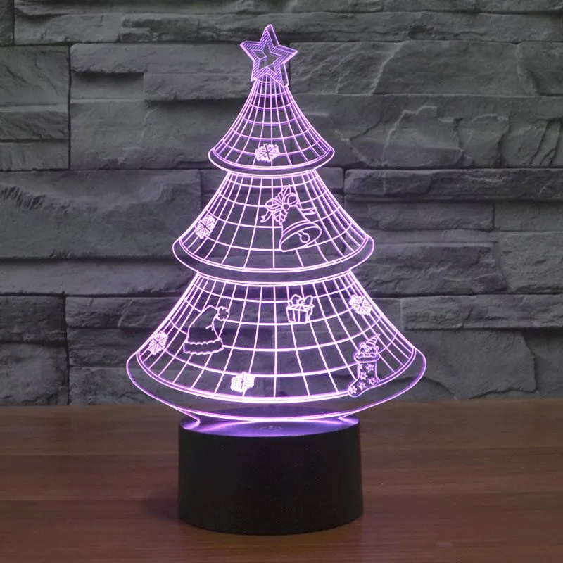 2017 международная торговля Новая Рождественская елка 3D красочная сенсорная