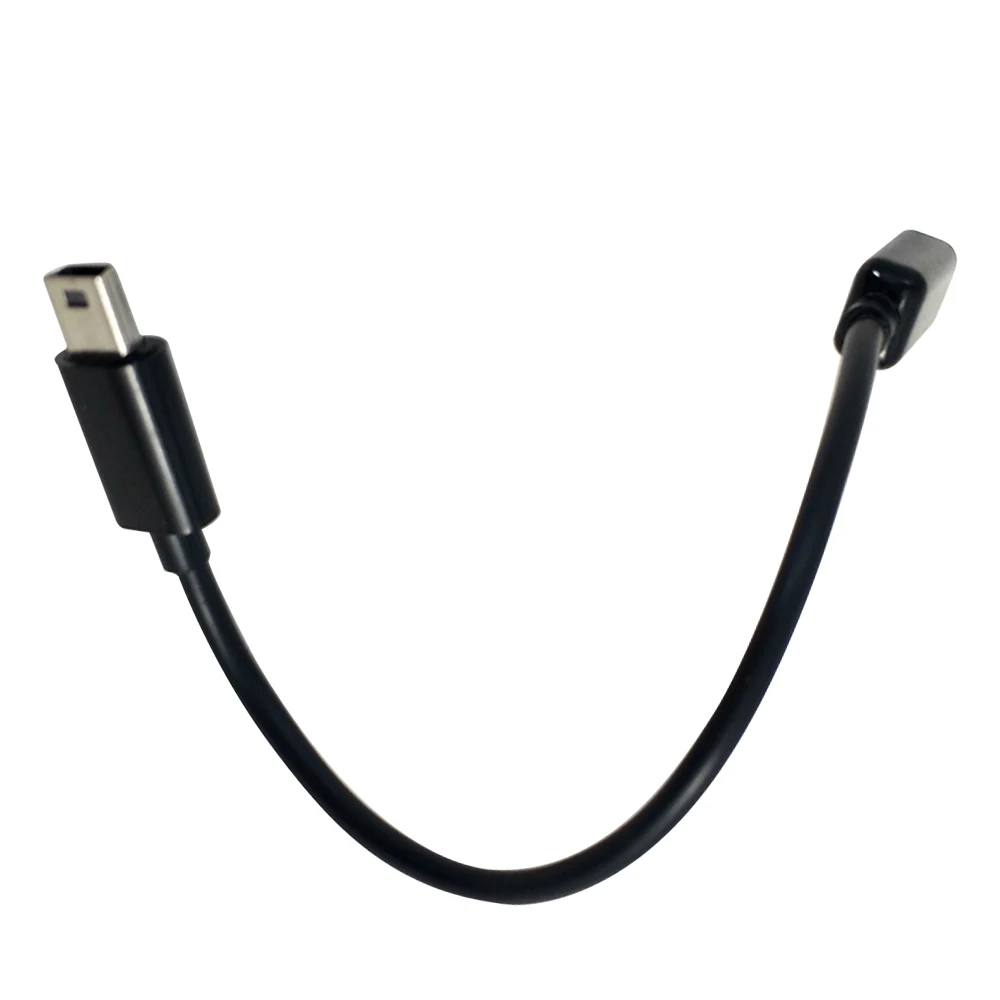 DANSPEED 10 см Micro USB мама к Mini USB папа F/M удлинитель Дата зарядный кабель черный