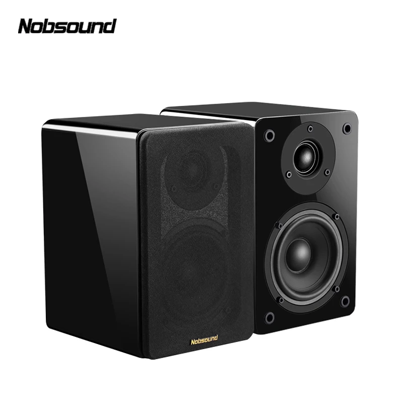 Nobsound Профессиональный динамик из дерева 60 Вт 1 пара 4 дюйма s 2 0 HiFi|bookshelf speaker|speaker 2.04