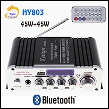 HY600 мини усилитель автомобильный усилитель 20 Вт+ 20 Вт FM Аудио Микрофон MP3 динамик стерео усилитель для мотоцикла автомобиля домашнего использования
