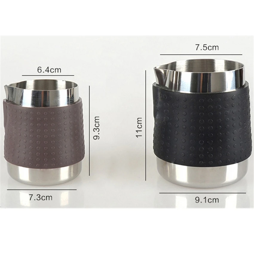 Creative Stainless Steel Frothing Pitcher Pull Flower Cup Espresso Cappuccino Art Jug Milk Frothers Mug Coffee Tools |
