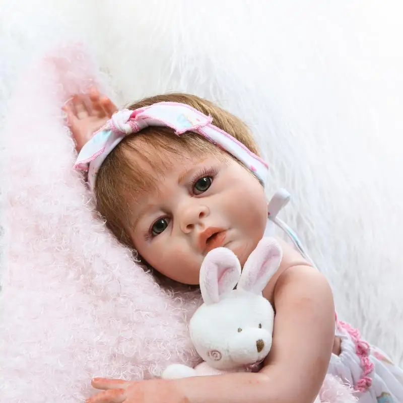 Кукла Bebe 50 дюймов мягкие силиконовые Новорожденные куклы подарок для детей с