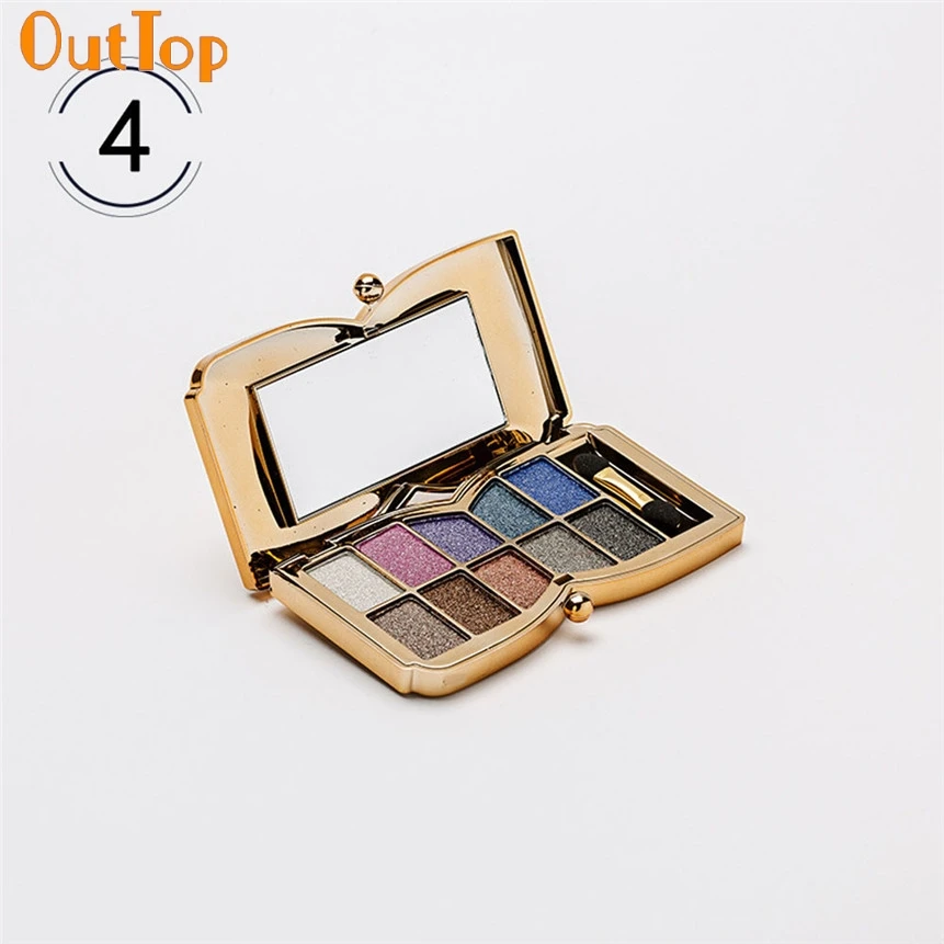 OutTop Beauty Fashion 1 коробка 10 видов цветов мерцающие тени для век Палитра теней