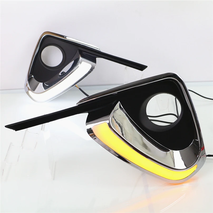 Дневные ходовые огни CSGJMY дневные указатели поворота 2 шт. светодиодный для Toyota