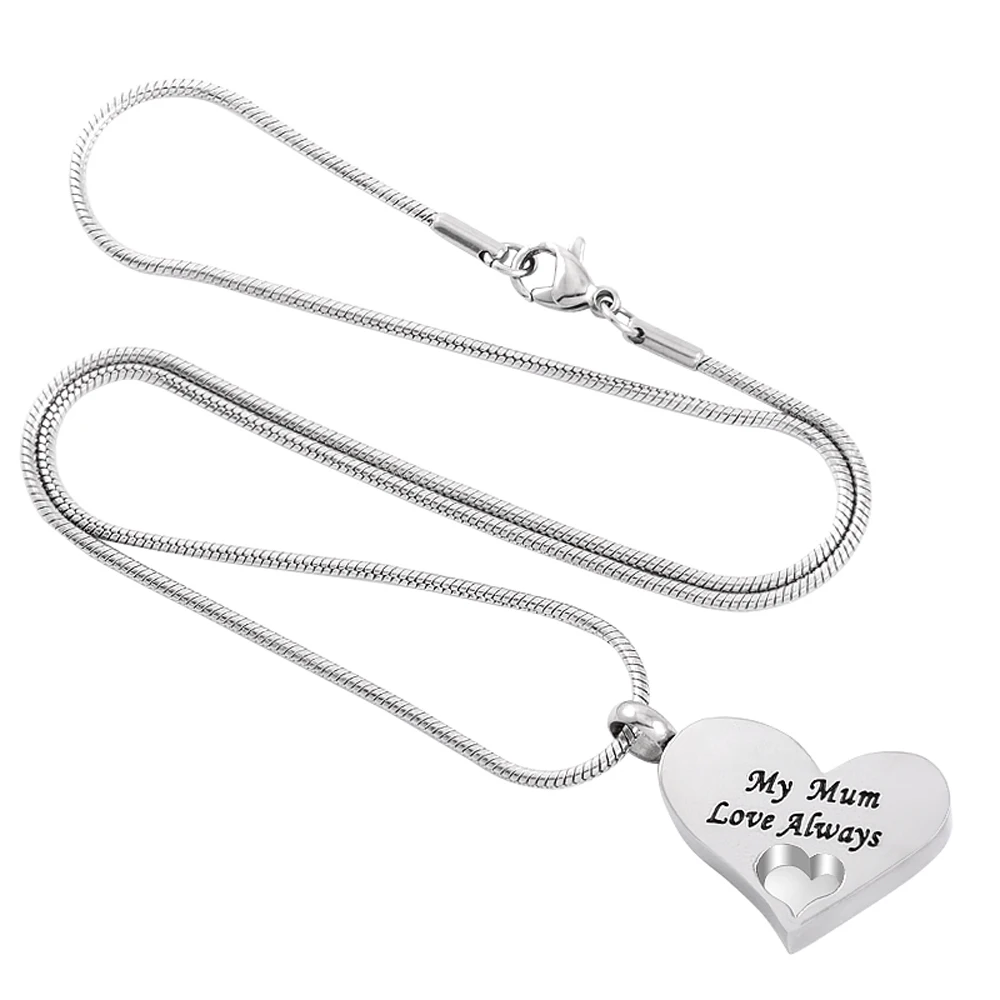 MJD8529 Подвеска из нержавеющей стали с надписью My Dad/Mom Love Always | Украшения и