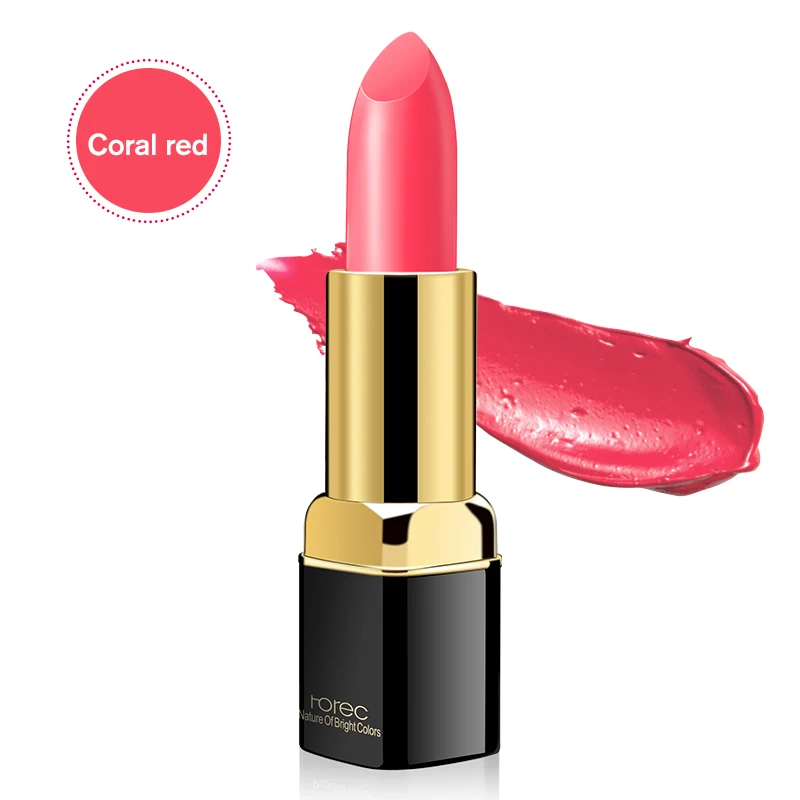Coral red ROREC, водостойкая Матовая жидкая помада с эффектом увлажнения, помада для губ, стойкий блеск для губ, гладкая косметика, красота, макияж, Maquiagem Batom - Цвет: Coral red