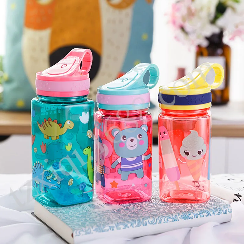 1 шт. ребенок прекрасный зоопарк мультфильм животных прямая напиток бутылки воды