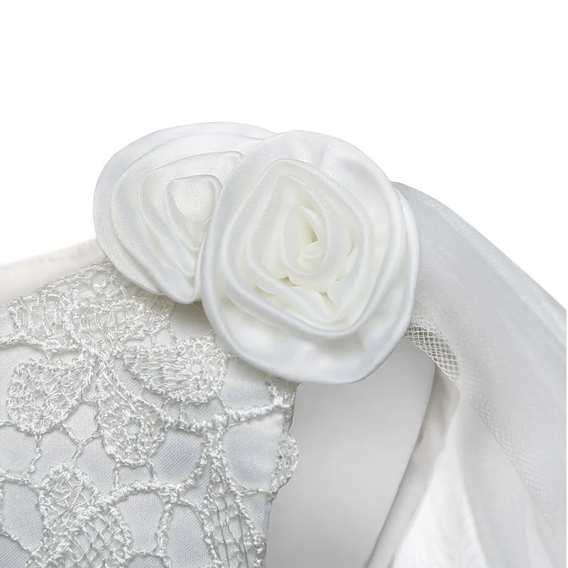 Высококачественный Крестильный костюм для новорожденных девочек вечернее