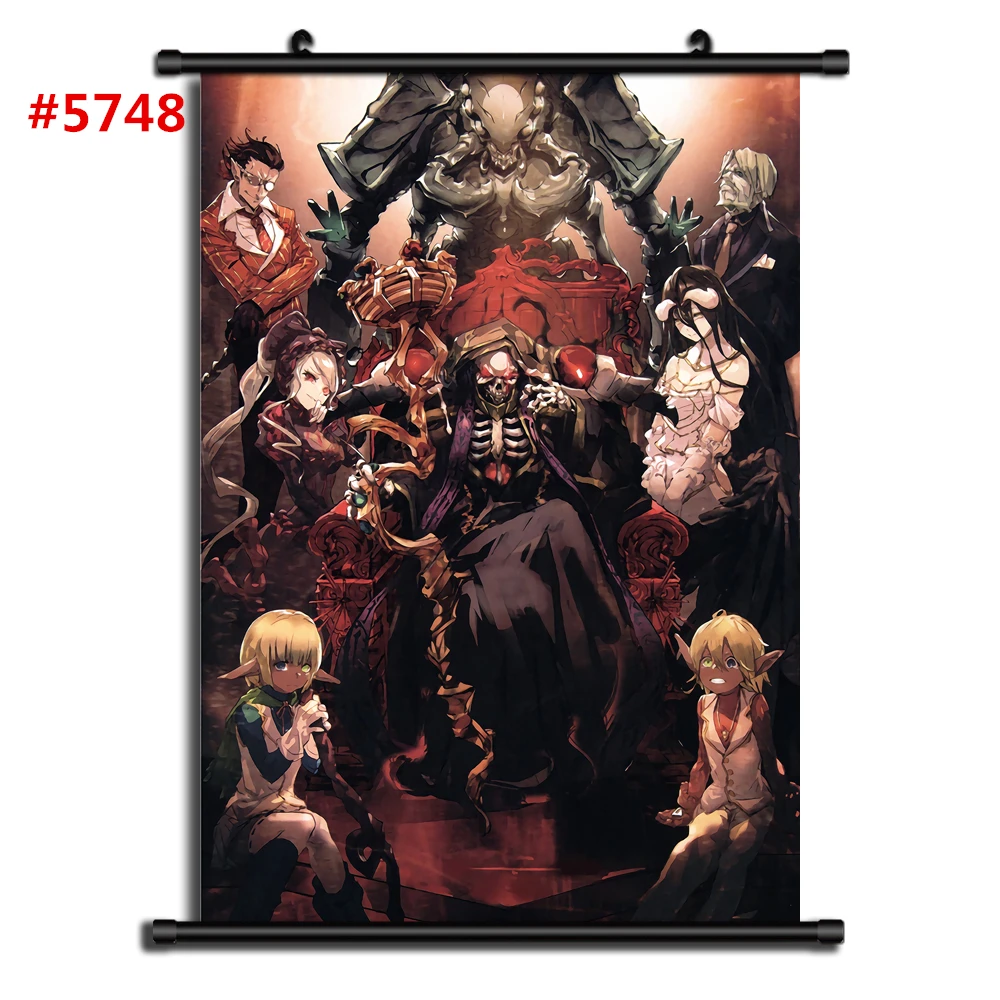 5748 Overlord Anime Manga Wall Poster Scroll Home Decoration Wall Art - Цвет: 5748