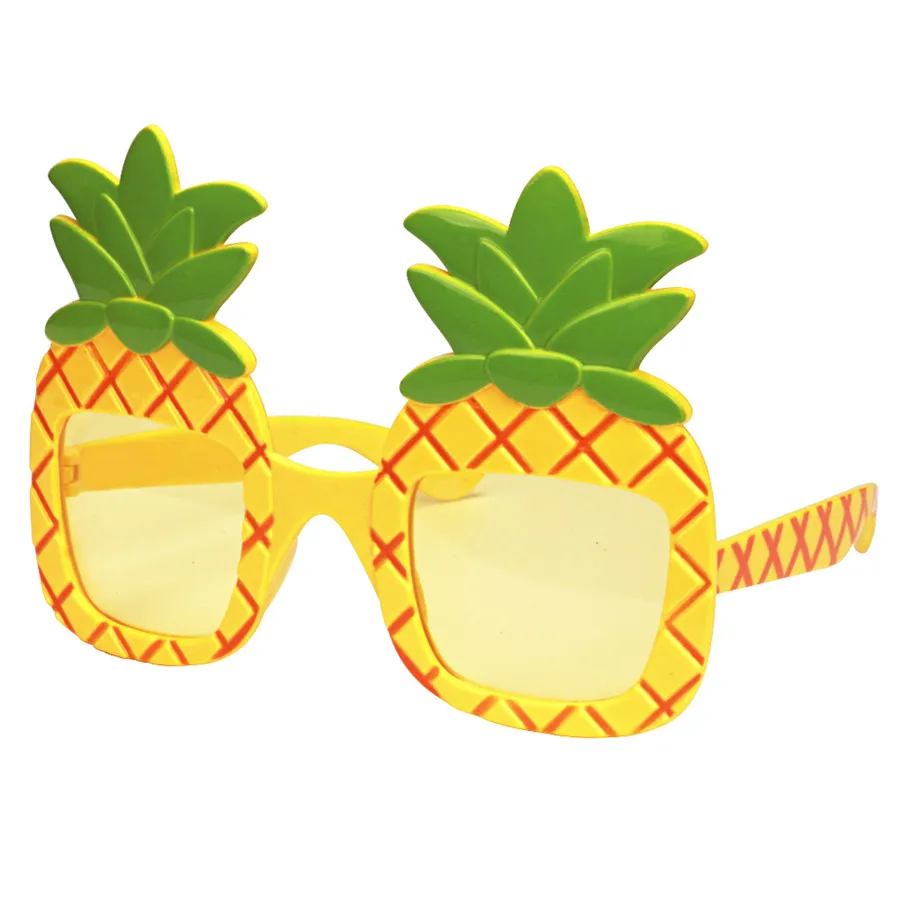 Забавные вечерние солнцезащитные очки Luau, Гавайские очки, тропические Необычные наряды для летней вечеринки, Декорации для фотосессии