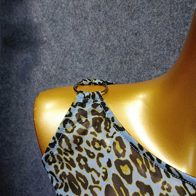 Женское платье для латиноамериканских танцев летнее газовое зеленое