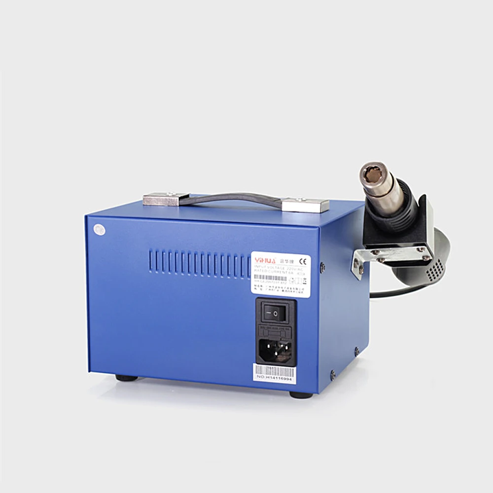YIHUA 992D LeadFree 2 в 1 ESD Тепловая пушка для горячего воздуха паяльная станция сварочный паяльник 110 В или 220 В adjustab светодиодный лупа