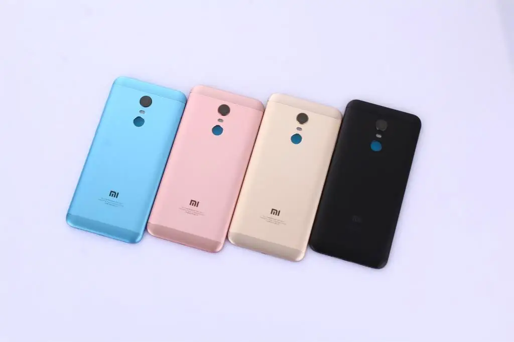 Корпус для Xiaomi Redmi 5 Plus, задняя крышка батареи, запасные части, Кнопки громкости питания+ объектив камеры