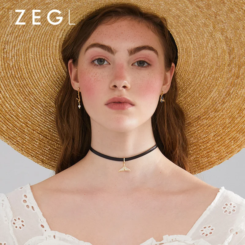 Женские асимметричные серьги ZEGL планета звезды и луна 2019 | Украшения аксессуары