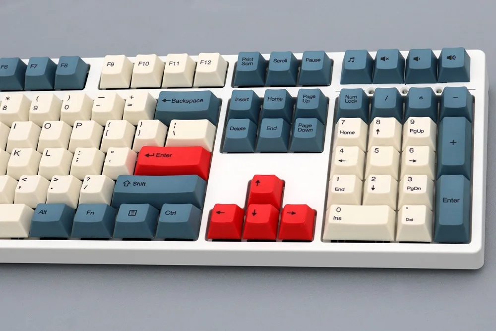 108 клавиш сублимированный pbt брелок для механической клавиатуры Cherry filco Ducky keycap Вишневый профиль продаются только брелки