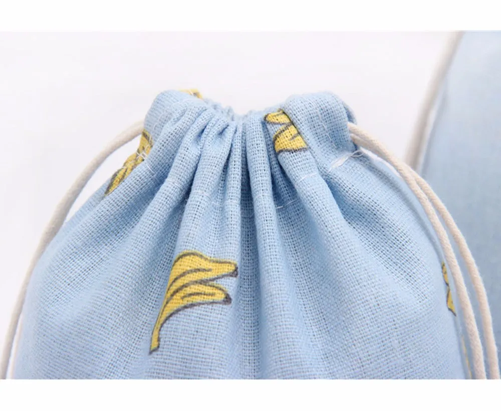 

Aelicy Women Backpack Banana Printing Drawstring Beam Port girls Storage Bag Travel Gift Bag 2020 mochila feminina drop ship