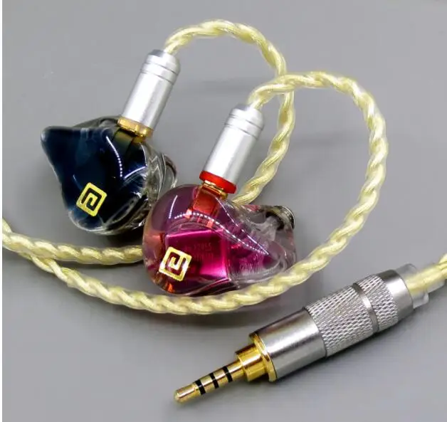 Type11 LN005919 чистый серебряный золотой кабель+ DIY пользовательские 5 единиц динамики арматура в ухо наушники+ MMCX кабель для Shure se535 se846 - Цвет: Type11