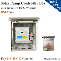 Solar pump controller box with air switch , specially used for SSW series solar pump controller