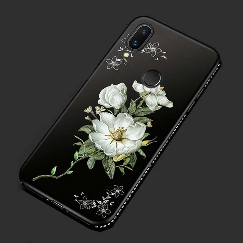 Женская обувь с украшением в виде цветка, силиконовый чехол для huawei Honor 8A 8C 8X 7C 7A Pro 9 10 P20 P30 Lite P Smart плюс Y5 Y6 Y9 Y7 Prmie - Цвет: 04