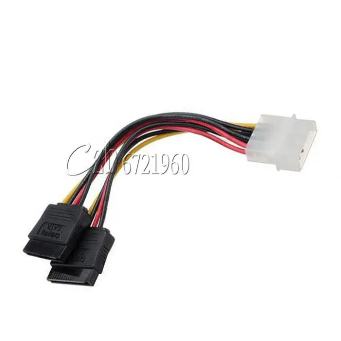 5 шт. 4 Pin IDE/SATA Molex до 2 Serial ATA SATA жесткий диск Мощность адаптер кабель провод|ide molex|ide