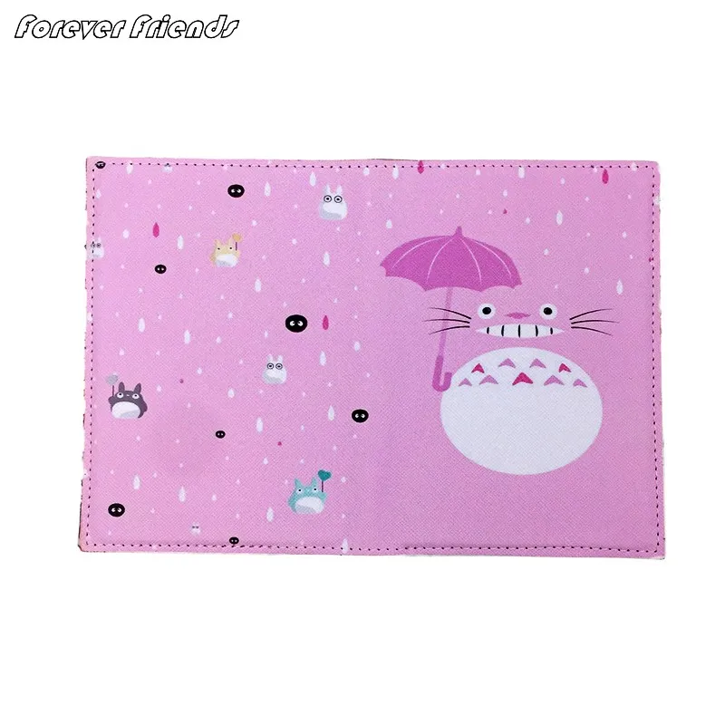 Дождливый Тоторо Держатель для паспорта мужской кожаный чехол визиток женский