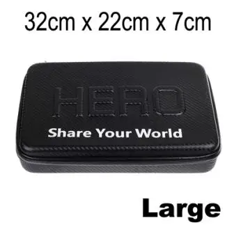 Портативный водонепроницаемый чехол для Xiaomi Yi 4K для Gopro Hero7 Hero6 Hero5 4 Hero8 SJCAM Sj4000 eken H9 аксессуары для спортивной камеры - Цвет: Large Bag